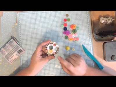 DIY Embellishments  -  Mini Rosettes