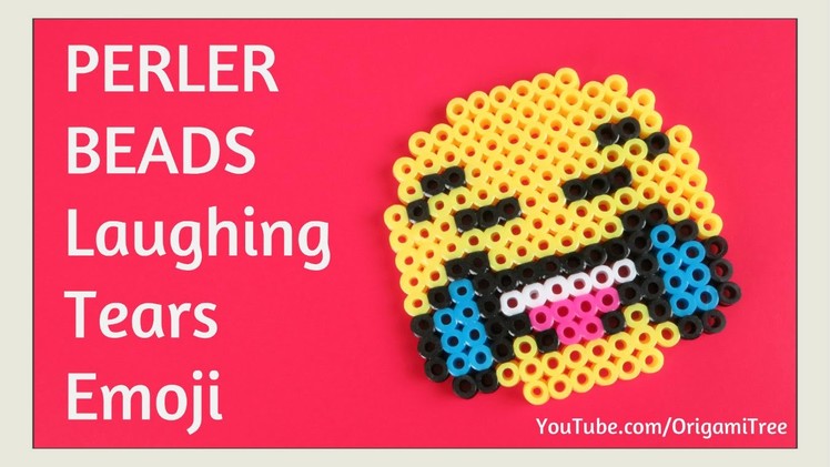 DIY Perler Beads Emoji Tutorial EASY - Laughing Tears - Laughing Until Crying Emoji Kids Crafts