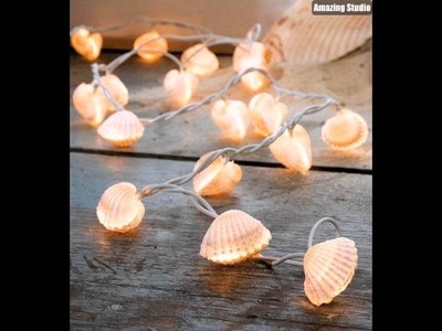 DIY Sea Shell String Lights
