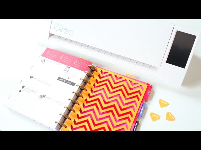 DIY Silhouette Cameo 2 Planner Accessories