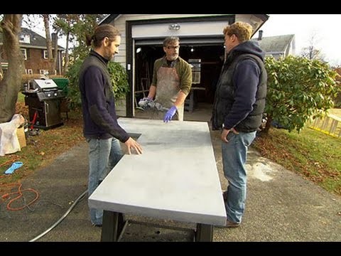 How to Build Custom Concrete Countertops