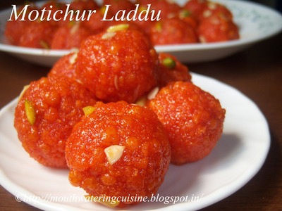 Motichur Laddu Recipe -- How to make Motichur Laddu Recipe