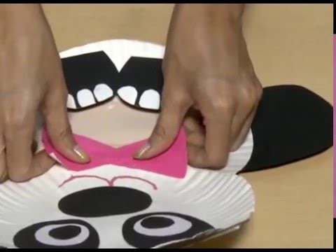 Paper Fun! How To Make Panda From Paper Plate