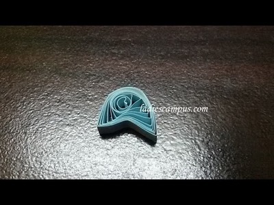 Paper Quilling | Tutorial | DIY | Learn how to make Quilling Shape No 11 -  Bunny hear