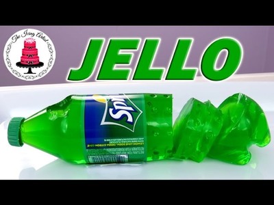 Sprite Gummy Jell-O Bottle Easy DIY Recipe - How To With The Icing Artist