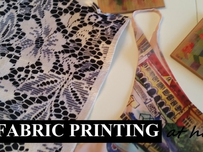 Sublimation fabric printing at home