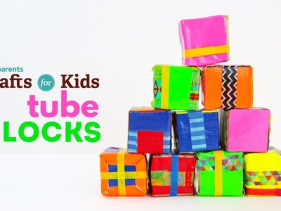 Tube Blocks | PBS Parents | Crafts for Kids