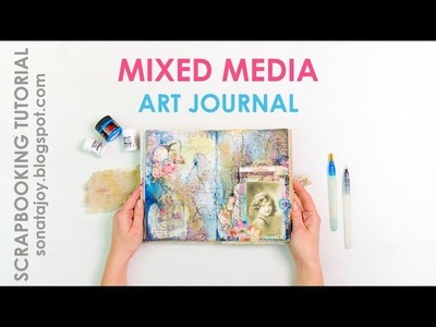Art Journal. Step-by-step tutorials. Scraps of Darkness.