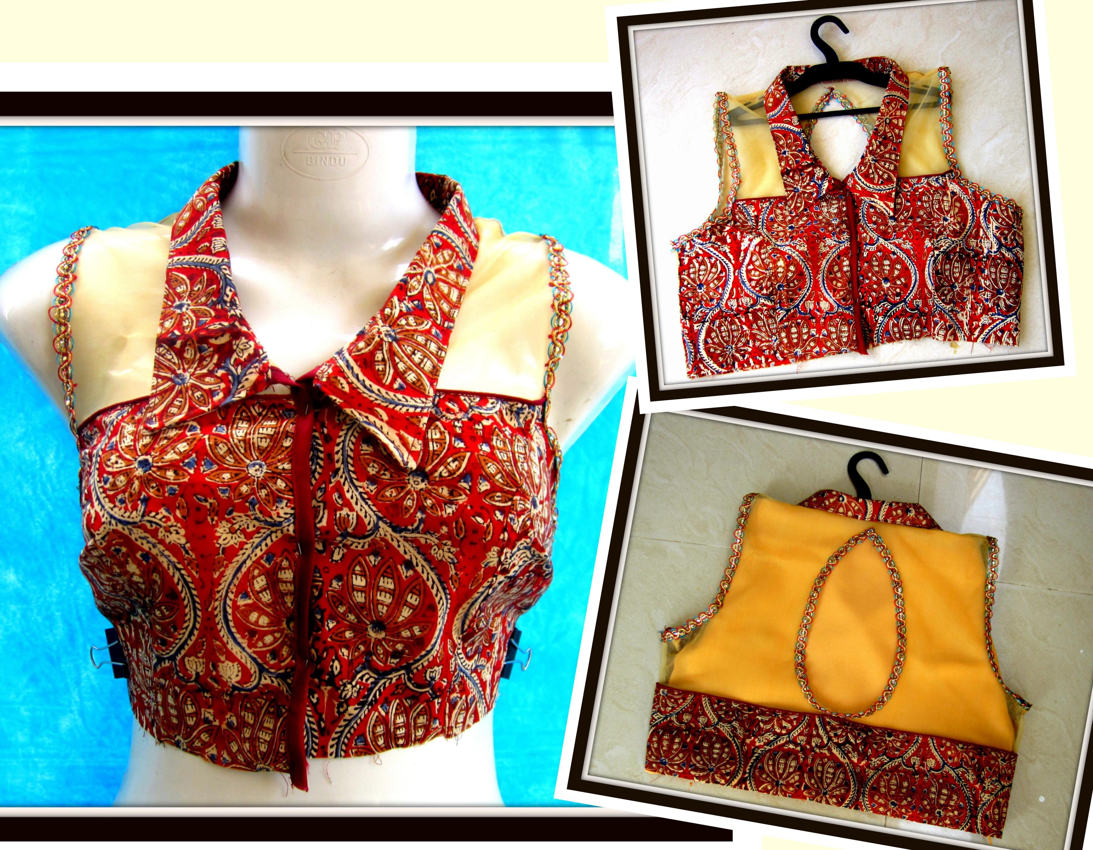 CLASSIC COLLAR PRINCESS CUT NET FULL BACK NECK DROP NECKLINE DESIGNER