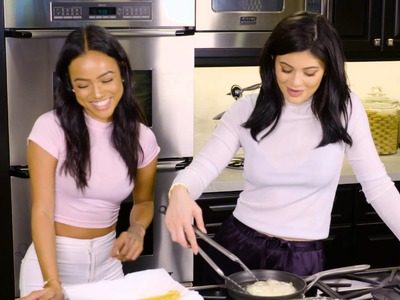 Cooking with Karrueche Tran and Kylie Jenner