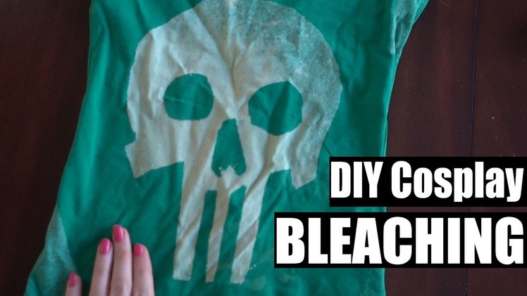 Cosplay Shirt Bleaching WIN | [RV Vlog 3]