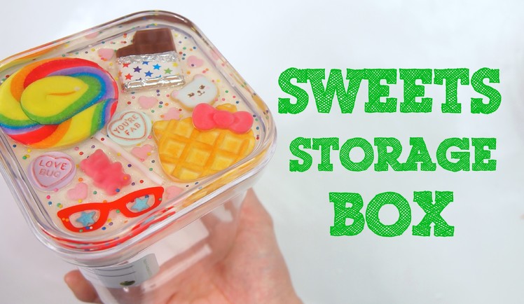 Customizing a Storage Box into a Sweets Themed Box!