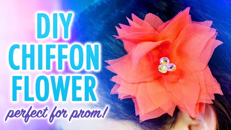DIY Chiffon Flower Pin - HGTV Handmade