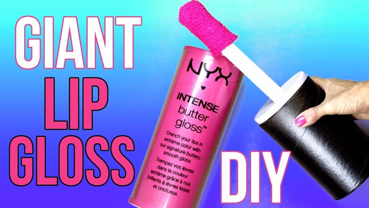 DIY Crafts: How To Make A Giant NYX Lip Gloss - DIYs Storage Idea or Gift Box - Cool DIY Project