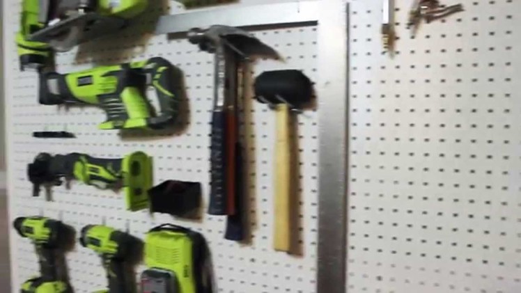 DIY Garage Shop PegBoard