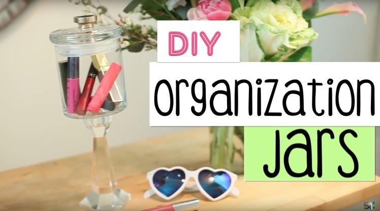 DIY Organization Jar | Recycled Candle DIY