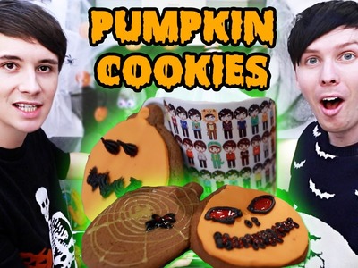 Halloween Baking - PUMPKIN SPICE PUMPKIN COOKIES