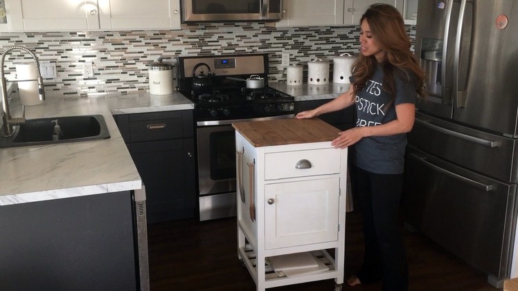 How to Build a Kitchen Island Prep Cart with Ana White