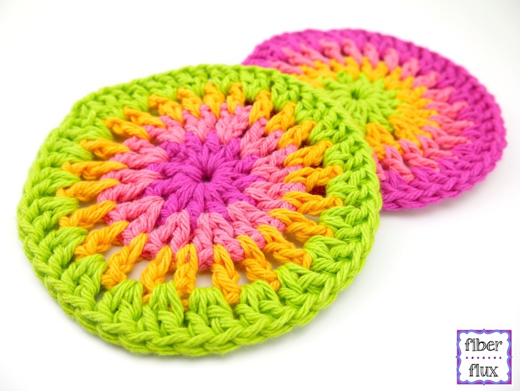 How To Crochet the Simply Cheerful Trivets.Coasters, Episode 297