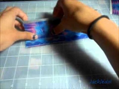 How to make a duct tape bi-fold wallet(with flip)
