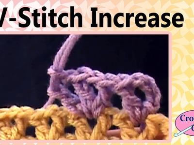 How to make Crochet V-Stitch Increase