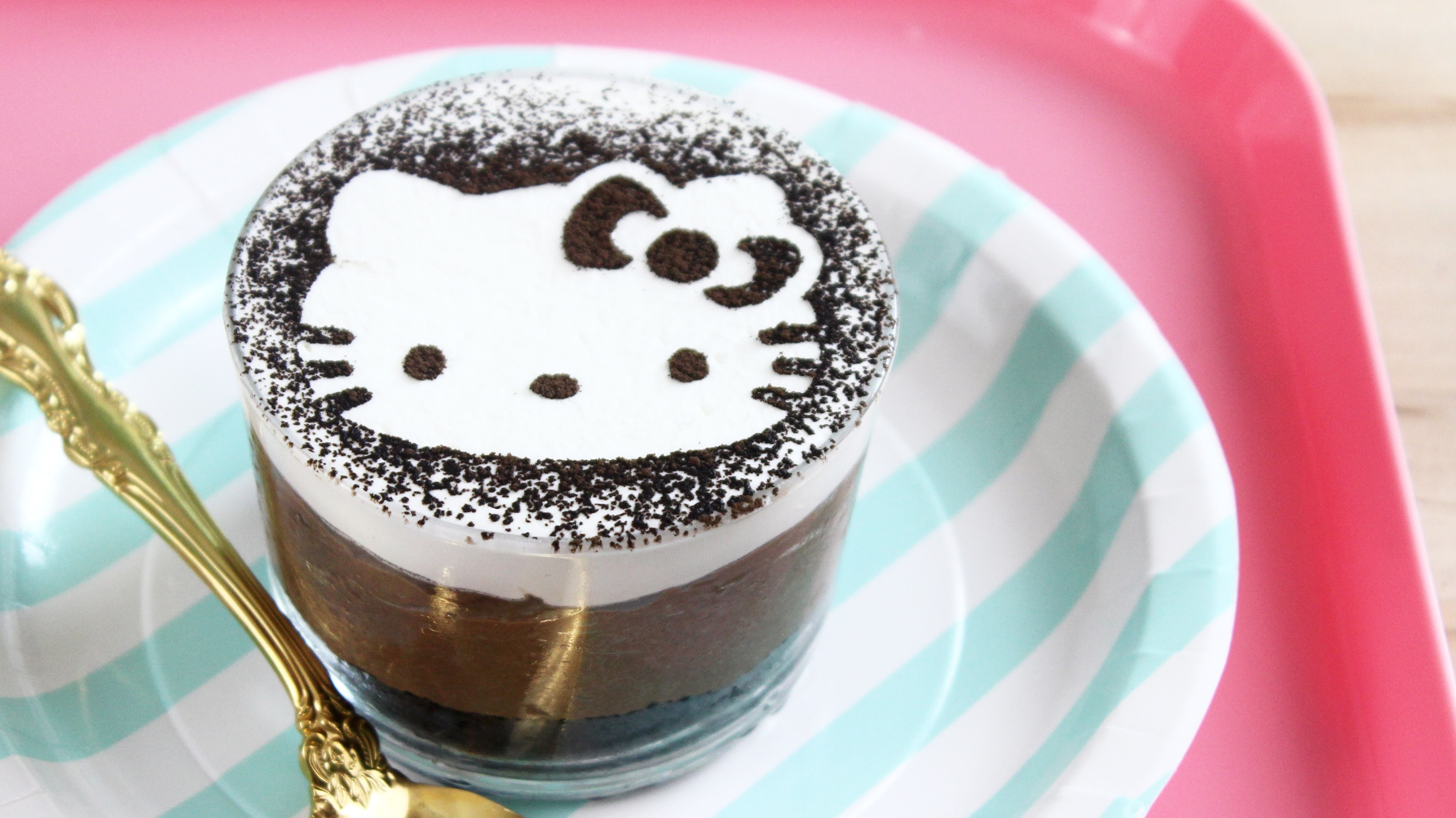 How to Make Hello Kitty No-Bake Cheesecakes!
