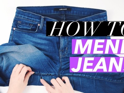 How to Mend Holes in Jeans