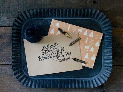 Intro to Dipping Pen Handlettered Calligraphy