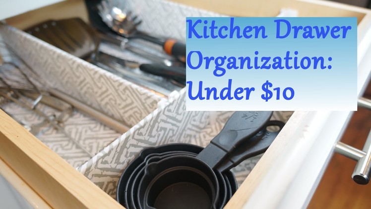 Kitchen Drawer Organization Ideas: For Under $10