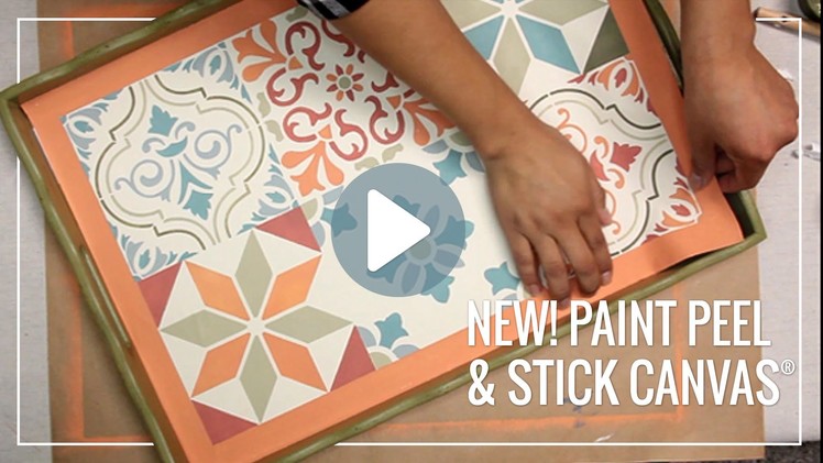Paint Peel & Stick Canvas™ for Stenciling Easy DIY Decor