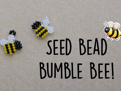 Seed Bead Bumble Bee Brick Stitch. Bead Weaving. ¦ The Corner of Craft