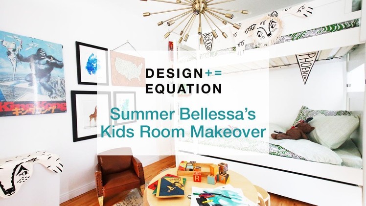 Summer Bellessa's Kids Room Makeover
