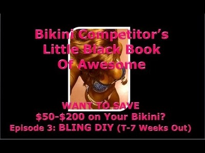Bikini Competition Suit BLING DIY: How to Rhinestone Your Bikini (7 Weeks Out)