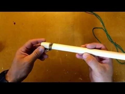 Camping hammer for tent stakes. DIY - very light weight. Easy to make.