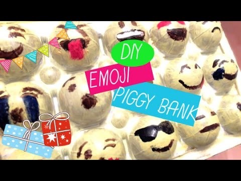 DIY: EMOJI PIGGY BANK