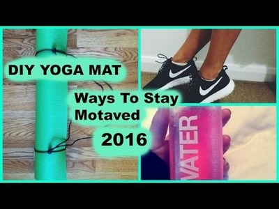 Diy Fitness|diy yoga mat| diy journal| diy ways to stay motaved| diy speaker