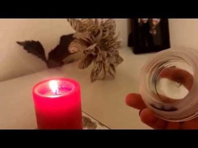 (DIY) how to blow out a candle without the lingering smoke smell