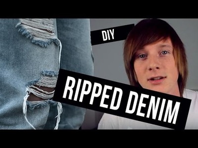 DIY: HOW TO MAKE RIPPED OR DISTRESSED JEANS