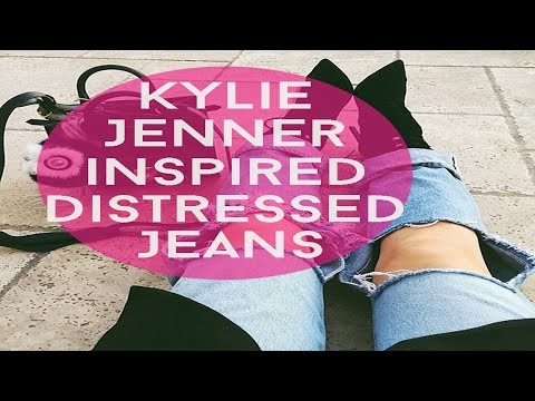 DIY: Kylie Jenner Inspired Jeans
