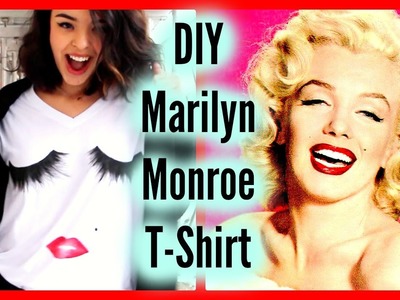 ♕ DIY Marilyn Monroe T-Shirt ♕ | BigAppleBeauty