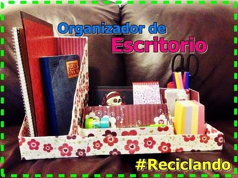 DIY |Organizador de escritorio| Reciclaje