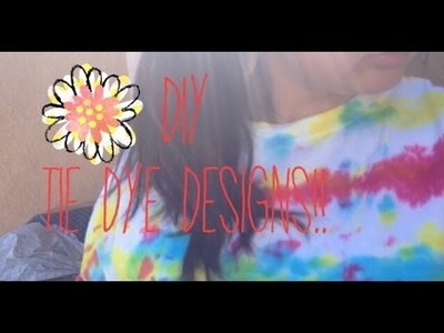 Diy tie dye shirt designs