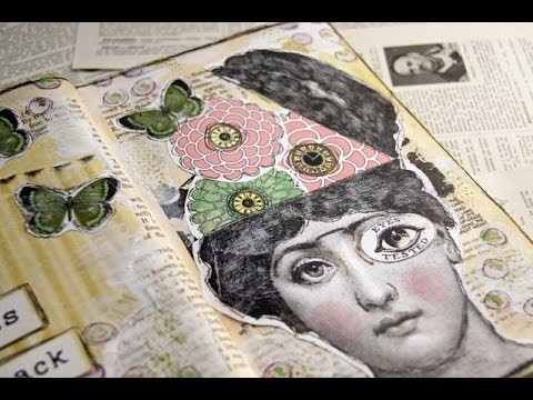 'Back To You' Art Journal Page - Heart Journaling Video #9