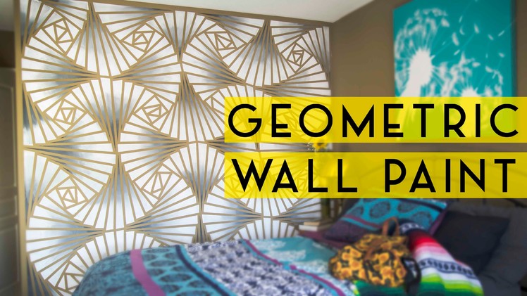 DIY Geometric Wall Paint
