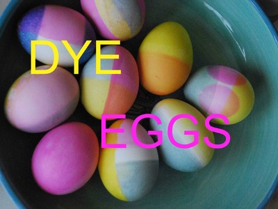 DYE Your Easter Egg with me, Easter Egg Decoration