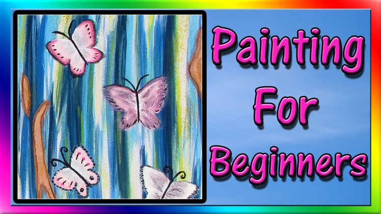 Easy Acrylic Painting for Beginners - Abstract Painting