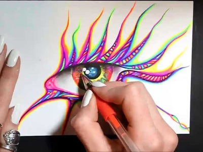 Gel Pen Art- Eye