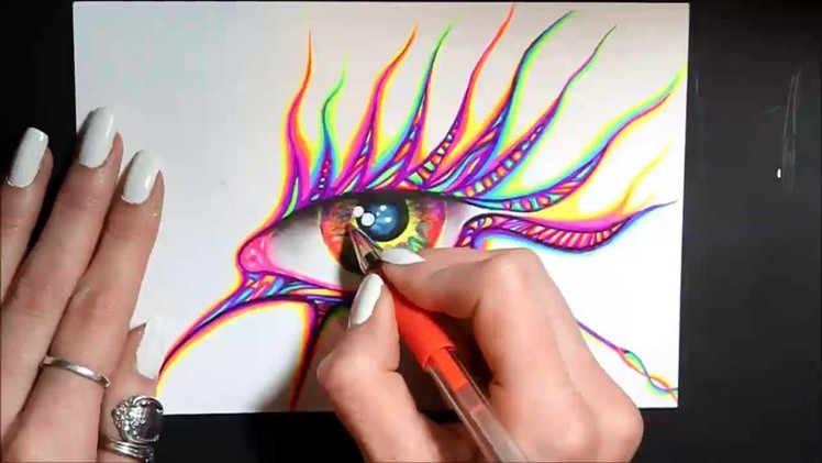 Gel Pen Art- Eye