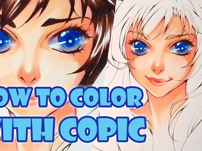 How To Color: Eyes with COPIC ★ slow tutorial