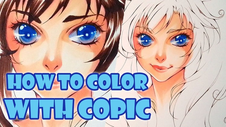 How To Color: Eyes with COPIC ★ slow tutorial